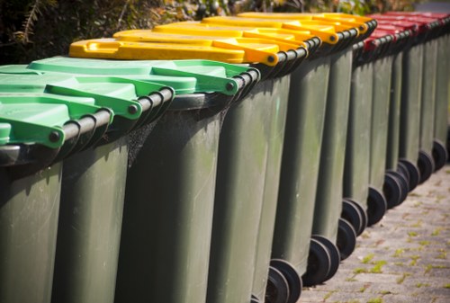 Furniture recycling process showcasing sustainability efforts